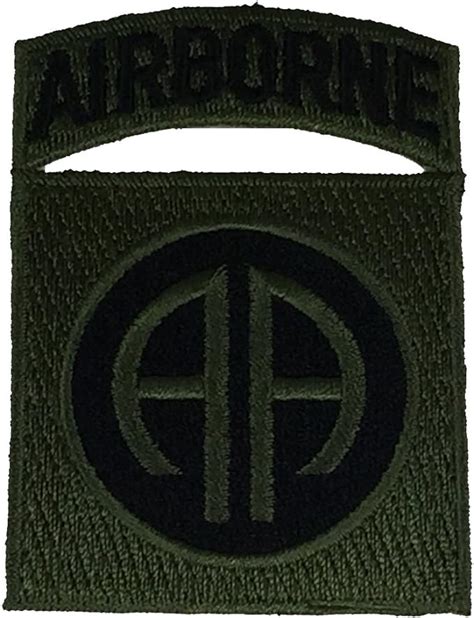 Us Army 82nd Airborne Shoulder Unit Insignia Patch Green