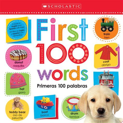 First 100 Words Primeras 100 Palabras Scholastic Early Learners