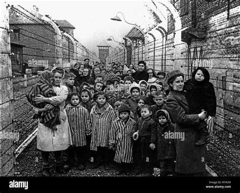 La liberación del campo de concentración de Auschwitz 1945 Foto
