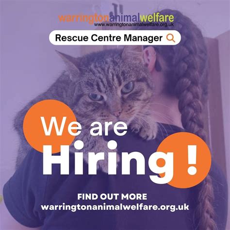 Were Hiring Waw Rescue Centre Manager Closing Date 8 Sept 2023