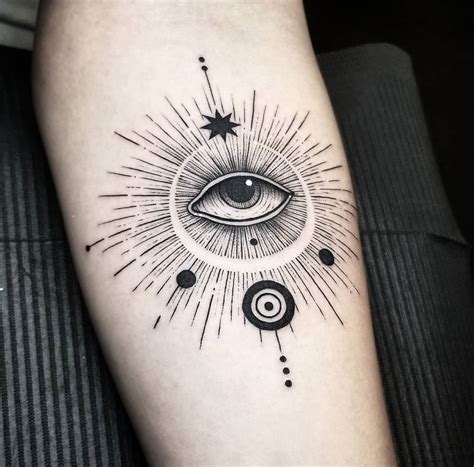Simple Meaningful Evil Eye Tattoo Justindrew