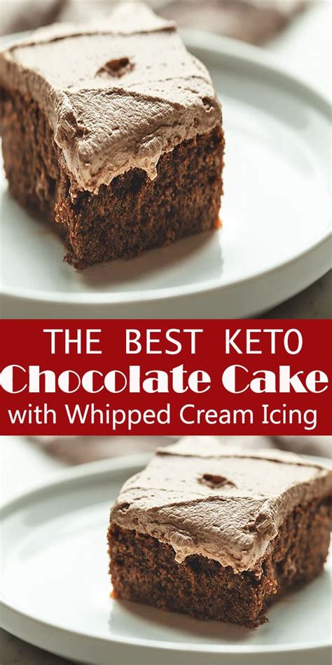 This recipe below will guide you through all steps making this delicious low carb dessert, including on how to make raspberry sauce. Keto Chocolate Cake with Whipped Cream Icing in 2020 | Keto chocolate cake, Keto dessert recipes ...