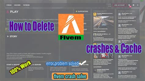 How To Fix Fivem Crashes Cache In Bangla Fivem Crash Fivem Errors