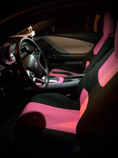 The Inside Of My Black And Pink Camaro Pink Camaro Camaro