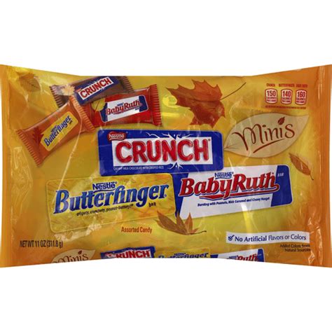 Nestle Minis Crunch Butterfinger And Baby Ruth Candy Bar Variety Pack 11