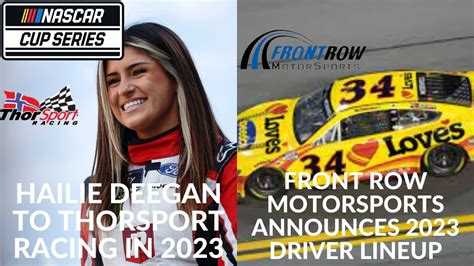 Hailie Deegan To Thorsport Racing In 2023 Front Row Motorsports