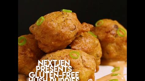 In the recipe video, you'll see that i did use the optional spritz of oil, because i like how a little oil makes food crispier. Nextjen Gluten-Free Hush Puppies - YouTube