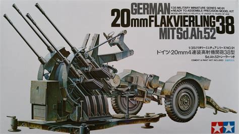 Toys And Games Model Kits Tamiya 148 Scale German 20mm Flak Vierling 38