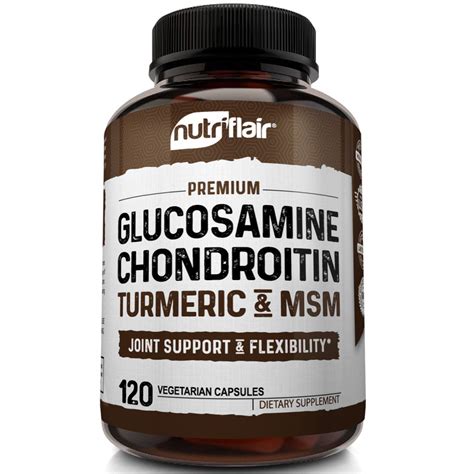 Buy Flair Glucosamine Chondroitin Turmeric MSM Boswellia Joint Pain