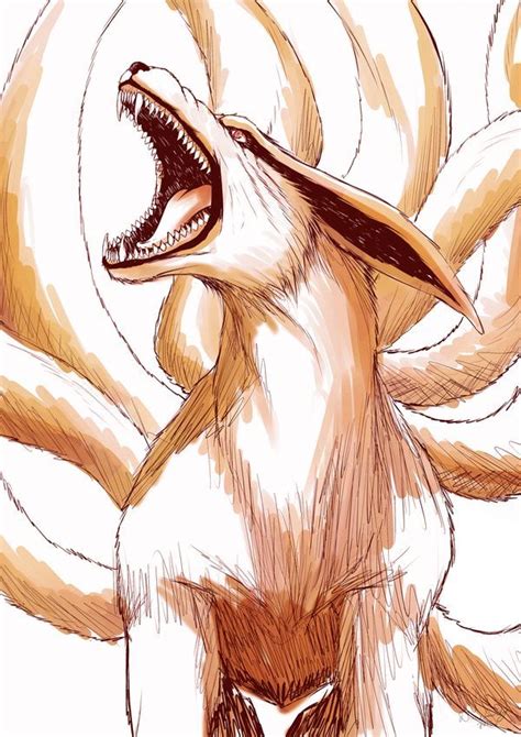 Kurama Sketch Naruto By Divineimmortality On Deviantart Anime Naruto