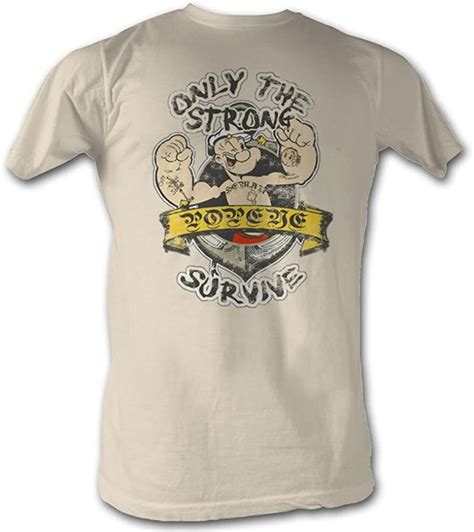 Popeye S Only The Strong T Shirt Vintage Zelite