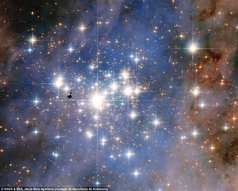 Instead of forming a relatively flat disk, the hundreds of billions of stars warped galaxy with the distribution of the young stars (cepheids) in the disk.j. The brightest diamond in our sky: Stunning Hubble image ...