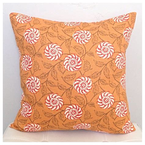 Orange Pillow Cover Orange Decorative Throw Pillow | Etsy | Orange pillows, Orange pillow covers ...