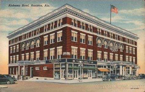 Alabama Hotel Anniston Al Postcard