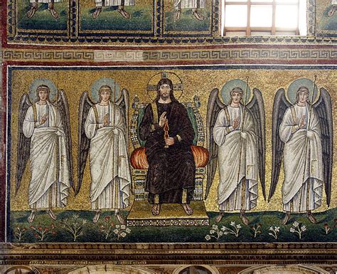 Basilica Di Santapollinare Nuovo Ravenna Mosaici Dellinizio Del Vi