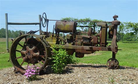 Vintage Country Tractor Photograph By Kathy Kelly Fine Art America
