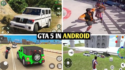 Top 5 Android Games Like Gta V Gta V Games For Android Youtube