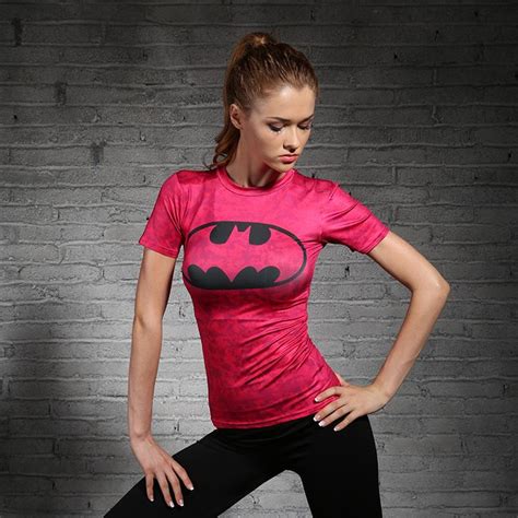 Batman Compression T Shirts For Ladies Compression Shirt Women