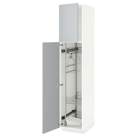 We've got sizes, prices, and photos. METOD High cabinet with cleaning interior - white ...