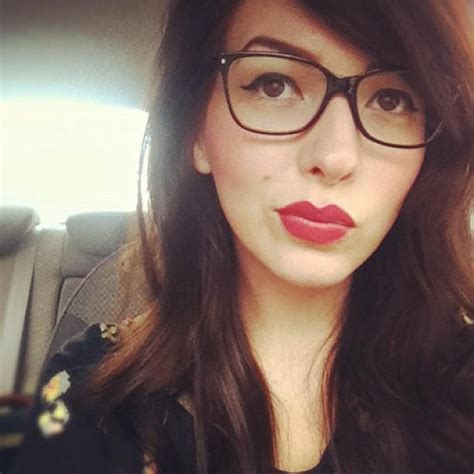 long hair glasses and red lips hair today gone tomorrow keiko lynn hair today
