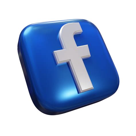 Facebook 3d Icon Pngs For Free Download