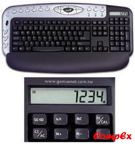 Genius Kb 29e Blue Calculator Keyboard Ps2 Computer Express