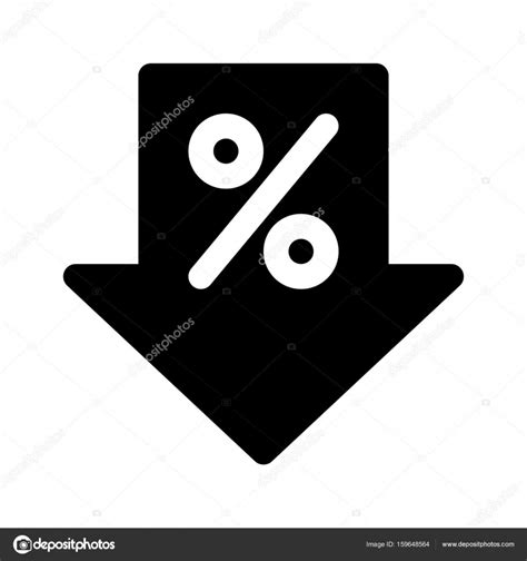 Down Price Icon Stock Vector By ©get4net 159648564