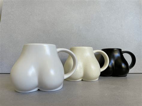 Ceramic Booty Mug Nordic Butt Coffee And Tea Mug Funny Etsy