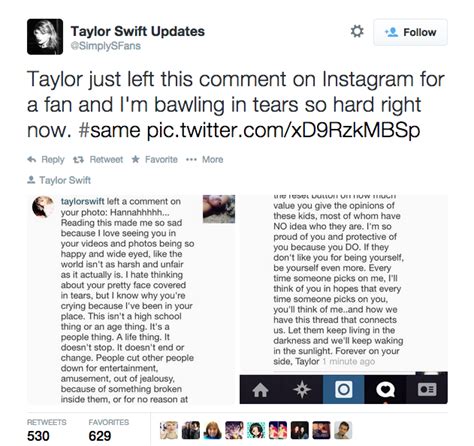Taylor Swift Had The Perfect Instagram Comment Business Insider