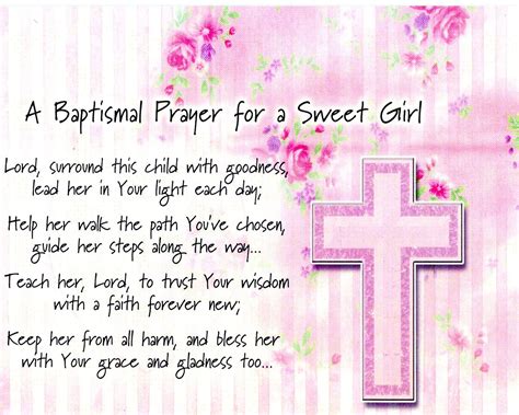 Baptismal Prayer G Catholic Picture Print Etsy