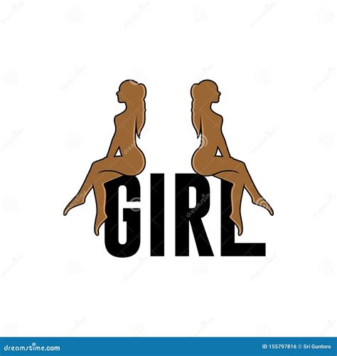 Girl Logo Designs Concept Stock Illustration Illustration Of Isolated