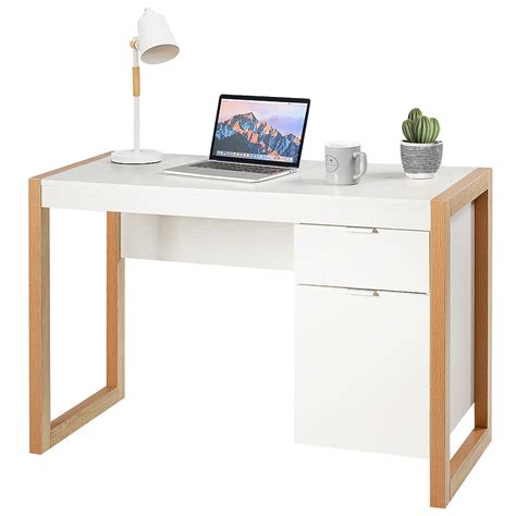 Costway Computer Desk Workstation Table With Drawers Home Office Michaels