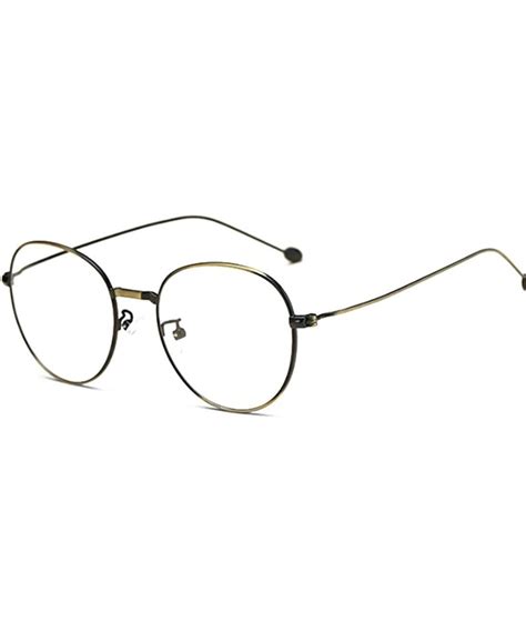 man woman nearsighted glasses retro myopia round metal glasses frame bronze cx18g3ldhk9