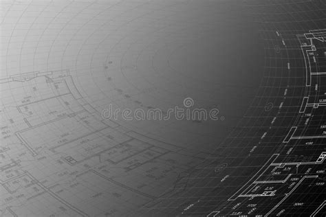 Background Of Architectural Drawing Stock Illustration Illustration