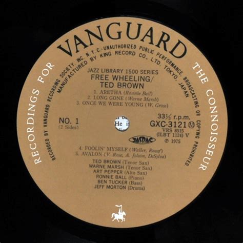 The Ted Brown Sextet Featuring Warne Marsh And Art Pepper Free