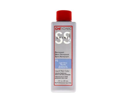 Chi Ionic Permanent Hair Color 9s Light Silver Blonde 3 Fl Oz89 Ml