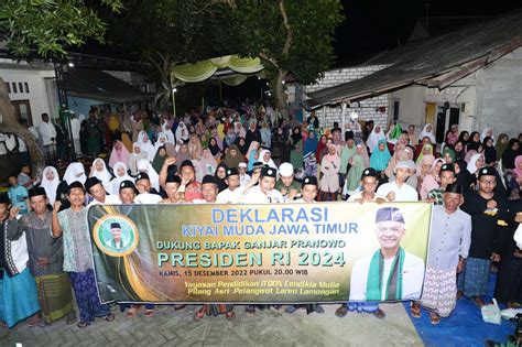 Kyai Muda Lamongan Deklarasi Dukung Ganjar Presiden 2024 Pawarta Jawa