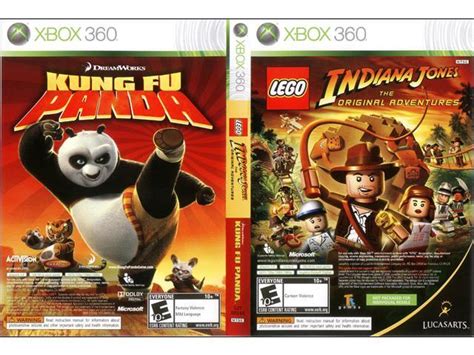 Lego Indiana Jones Kung Fu Panda Double Pack Xbox 360