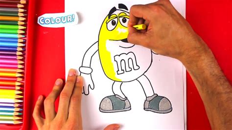 How To Draw Mandms Yellow Mandm