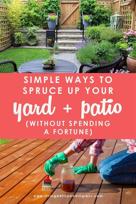 We try to keep our bedroom for relaxing, recreation, rest and rejuvenation and leave work in another room. 8 Simple Budget Friendly Ways to Spruce Up Your Yard and ...