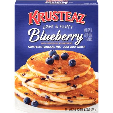 Krusteaz Light And Fluffy Complete Pancake Mix Blueberry