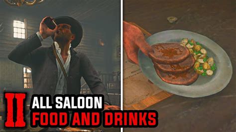 All Food And Drinks On Every Saloon All Meals Dishes And Beverages
