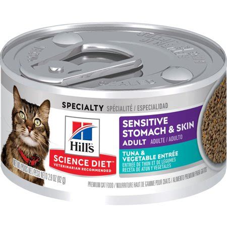 Cats are sensitive to dietary changes. (24 Pack) Hill's Science Diet Sensitive Stomach & Skin ...
