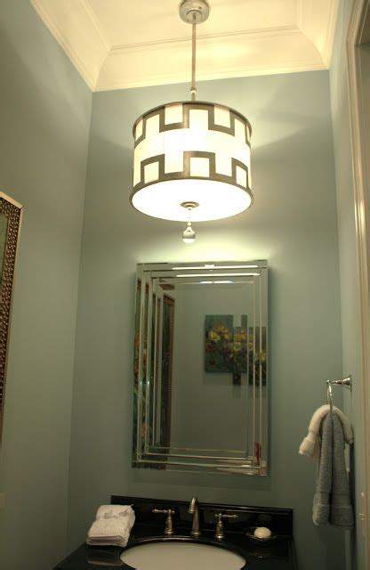Over Head Lighting For Powder Room Hang Above Sink Powder Room