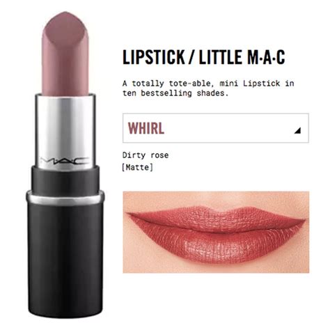 Matte lipsticks from the house of mac are truly adorable, bringing together textures and quality worth admiring. Little Mac Lipstick Mini Lipstick Mac Whirl Lipstick Mac ...