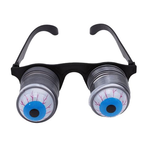 drooping eyes spring glasses funny glasses with dropping eyeball prank glasses