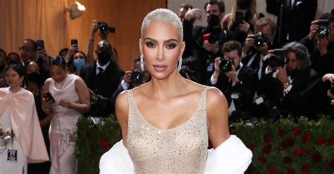 kim kardashian reveals she was originally not allowed to wear marilyn dress