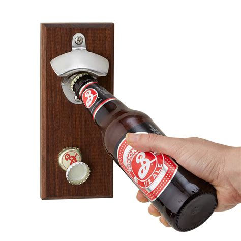 If you only have a lighter on hand, here are the steps to open a bottle cap with a lighter: Magnetic Bottle Opener | bottle cap catcher | UncommonGoods