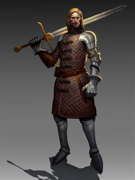 Artstation Medieval Fantasy Warrior Concept