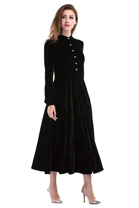 A Line Dresses For Women Wedding Evening Party Midi 50s Velvet Swing